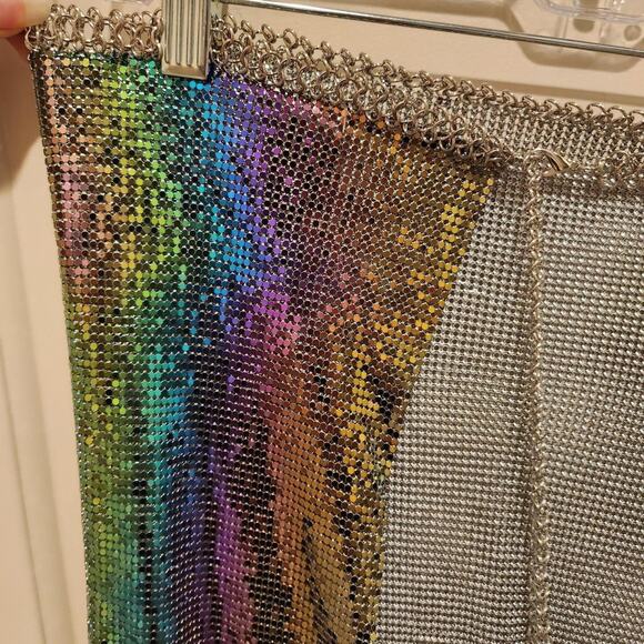 Your Golden Hour Top and Skirt Metallic Rainbow Chain Set - Picture 6 of 9